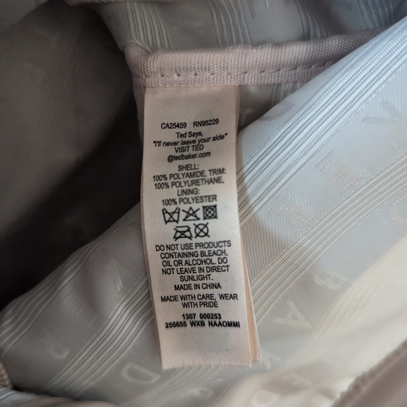 Ted Baker London Naaommi Nylon Pale Pink Backpack EUC! - Picture 9 of 9